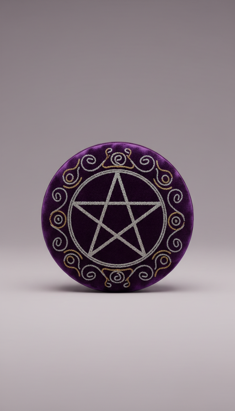 Gothic Velvet Pentacle Pouch